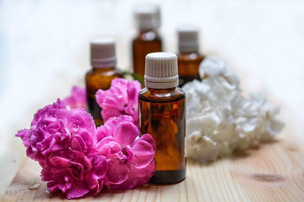 Aceite esencial de lavanda para aromaterapia