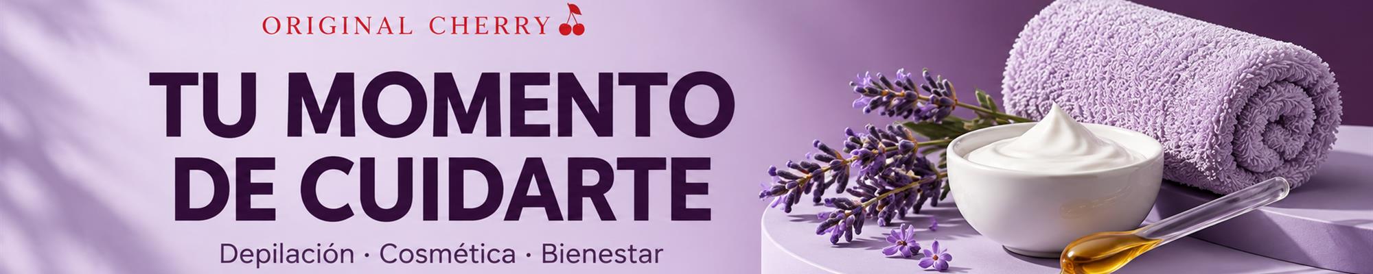 Banner general Original Cherry - Tu momento de cuidarte